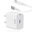 25W Type-C Adapter Charger with Type C Cable for-PD Super Fast Charging for Sam S/A/M/F/Z Series | Compatible with Samsung Galaxy S24 Ultra/S23/S22/S21/21 FE/S20/M14 (Adapter with Type-C to C Cable)