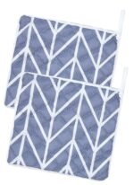 AAZEEM Heat Resistant Potholders Hot Pads-2 Kitchen Pot Holders |Grey Color|
