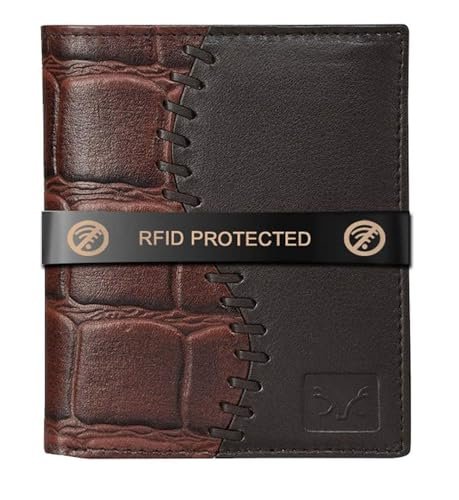 AL FASCINO Wallets for Men Leather Original Purses for Men RFID Wallet for Men Leather Wallet for Men Money Purse for Men Wallet Mens Wallet Men Wallet Gents Wallets Card Holder for Men Gents Wallets