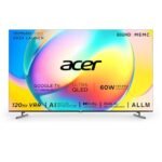 Acer 164 cm (65 inches) Super Series 4K Ultra HD Smart QLED Google TV AR65QDXGU2875AT (Black) 2024 Model