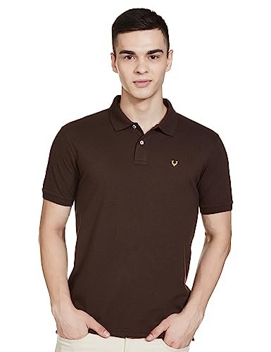 Allen Solly Men's Solid Regular Fit Polo