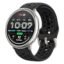 Amazfit Active 2 44mm AMOLED Smart Watch, Built in GPS, 10day Battery, 5ATM Water Resistant, for iOS & Android, Accurate Readings, 2000 Nits Bright, 160+ Sports Mode, Sleep Monitor, Black Silicone