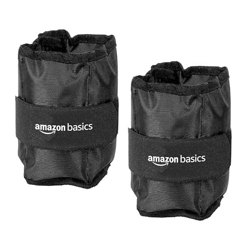 Amazon Basics Professional Canvas Ankle Weight, 2 KG, Set of 2, Ankle Weight