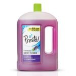 Amazon Brand - Presto! Disinfectant Surface & Floor Cleaner Liquid | Lavendar | 2 Litre | 1 Can | Kills 99.9% Germs | Removes Stains | Safe On Hands