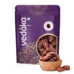 Amazon Brand - Vedaka Fresh Dates | 500 g | Khajur Dry Fruit | Naturally Dried | Healthy Snack | No Added Preservatives Or Additives | Hygienically Packed