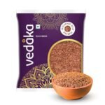 Amazon Brand - Vedaka Raw Flaxseeds | 500 Gram | Rich In Antioxidants | Rich In Protein & Dietary Fibre, Source Of Iron & Dietary Fibre