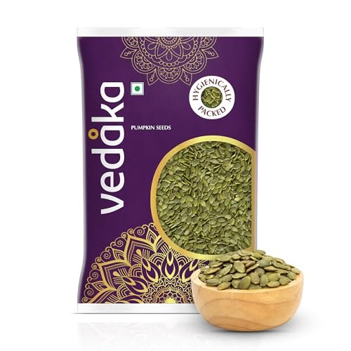 Amazon Brand - Vedaka Raw Pumpkin Seeds | 1 Kg | Premium Pumpkin Seeds | Rich Source Of Fibre