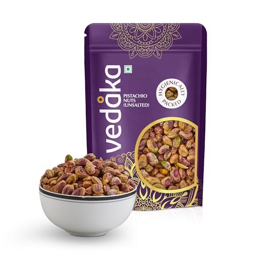 Amazon Brand - Vedaka Whole California Pista Kernels | 250G | Unsalted | Without Shell