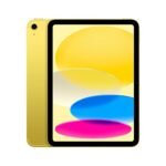 Apple iPad (10th Generation): with A14 Bionic chip, 27.69 cm (10.9″) Liquid Retina Display, 256GB, Wi-Fi 6 + 5G Cellular, 12MP front/12MP Back Camera, Touch ID, All-Day Battery Life – Yellow