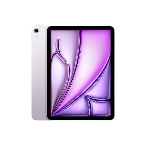 Apple iPad Air 11″ (M2): Liquid Retina Display, 1TB, Landscape 12MP Front Camera / 12MP Back Camera, Wi-Fi 6E, Touch ID, All-Day Battery Life — Purple