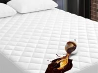 Ayka Waterproof Cotton Quilted Mattress Protector Single Size Breathable Hypoallergenic Noiseless Ultra Soft Fitted Bed Protector 78x36 inch Mattress/Bed Cover (Single 78x36 inch | 6.5x3 ft, White)