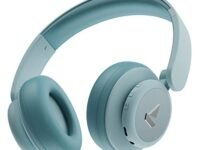 Boat Rockerz 450 Pro Bluetooth Wireless On Ear Headphones with Mic with 70 Hours Battery, 40Mm Drivers, Bluetooth V5.0 Padded Ear Cushions, Easy Access Controls and Voice Assistant(Aqua Blue)