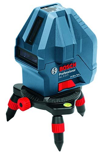Bosch Professional GLL 3-15X Line Laser, IP54 15m Self Levelling (Accuracy: ± 0.2 mm/m, Blue)