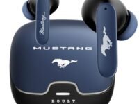 Boult x Mustang Derby Truly Wireless in Ear Earbuds with 100H Playtime, App Support, Dual Device Pairing, 4 Clear Calling ENC Mics, 45ms Low Latency, Made in India, IPX5 Ear Buds TWS Bluetooth 5.4