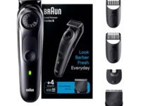 Braun Beard Trimmer for Men, BT5410, From Gillette, Style, Edge, Detail, Lifetime Sharp Blades, 39 Length Settings, 100-Min Runtime, Waterproof, 5 min Quick Charge, Precision Trimming Comb