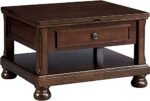 Brown Color Lift Top Wooden Coffee Table