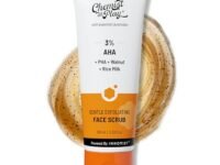 Chemist At Play Gentle Exfoliating Face Scrub with Mandelic Acid & Walnuts | Removes Tan, Dead Skin & Blackheads | Face Wash | Detans | Gives Instant Glow | Face Scrub for Women & Men | 100ml