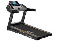 Cockatoo Flex Run4.5 4.5HP Peak DC Motorized Treadmill for Home, with 3 Level Manual Incline, Max Speed 16 Km/Hr, Max User Weight 120Kg, with Bluetooth & Speaker(DIY, Do It Yourself Installation)