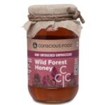 Conscious Food Wild Forest Honey | 500g | 100% Raw, Pure and Natural | Unprocessed & Unpasteurized Honey | Value Pack