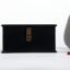 Contrast Living Jivam Wooden Square Decorative Hand Painted Jewellery Storage Antique Box (Black, 20x20x10 Cm)