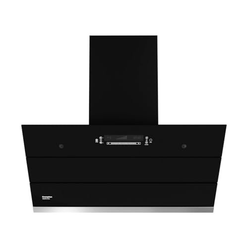 Crompton QuietPro Plus 90cm Inclined Kitchen Chimney with BLDC Motor 1800 m3/hr suction, Smart On & Intelligent Auto-Clean|Silent Chimney|Filterless|Touch Sensor & Gesture Control CHD-QPPI90FLE-IND