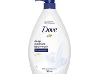 Dove Deeply Nourishing Body Wash, With Exfoliating Beads For Softer, Smoother Skin, 800 ml (Packaging May Vary)