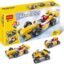 Elecart 3 In 1 Architect Series Highway Cruiser Building Block Toy Set - Educational Diy Toys For Kids (Car),Multicolor