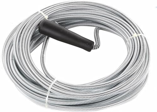 FAYBY Metal Sink & Drain Cleaner Spring Wire | Flexible Waste Pipe Sink Cleaner Snake Unblocker Hair Drain Cleaner | Drainage Pipe Cleaner Drain Clog (Steel_Multicolor) (3 Meter), 10 Cm X 8 Cm