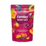 Farmley Berries Mix 160g | 8-In-1 Healthly Snacks Contains Cranberry,Black Raisins,Strawberry,Black Currant & More (Pack of 1)