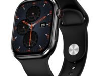 Fire-Boltt Brillia Smart Watch with 51.3mm (2.02 inch) AMOLED Display, Bluetooth Calling, SpO2, Heart Rate Monitoring, 120+ Sports Modes (Brillia, Black)