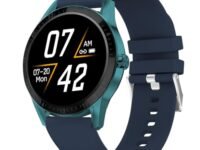 Fire-Boltt Talk Bluetooth Calling Smartwatch, 1.39" TFT Display with Dual Button, Hands On Voice Assistance, 120 Sports Modes, in Built Mic & Speaker (Talk, Blue)