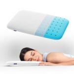 Frido Ultimate Deep Sleep Pillow | King Size 2 Inch Height | Orthopedic Grade Gel Memory Foam for Neck & Shoulder Pain Relief, Includes Bamboo Pillow Cover, Pack of 1, White