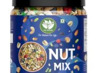 Go Vegan Healthy Nutmix | Premium Trail Mix | Mixed Nuts with Dry Fruits Mix | Dried Almonds, Black Raisins, Cashew, Cranberries, Green Raisins, Pumpkin Sunflower Seeds Walnut Kernels (1 Kg)