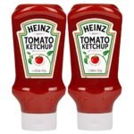 HEINZ Tomato Ketchup Bottle, 2 X 570 Gram
