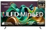 Hisense 164 cm (65 inches) U6N PRO Series 4K Ultra HD Smart QLED Mini LED TV 65U6N PRO (Black)