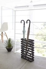 INDIAN DECOR 504895 home Brick Umbrella Stand - Storage for Umbrellas & Walking Canes black