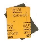 Immech - 3M Sandpaper for Wood Furniture Finishing, Metal Sanding, and Automotive car/bike Polishing, Dry or Wet Sanding 2000 Grit Pack of 4 Pcs