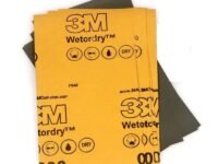 Immech - 3M Sandpaper for Wood Furniture Finishing, Metal Sanding, and Automotive car/bike Polishing, Dry or Wet Sanding 2000 Grit Pack of 4 Pcs