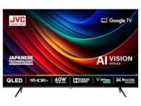 JVC 140 cm (55 inches) AI Vision Series QLED Google TV LT-55NQ7165C (Black)