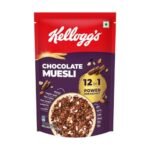 Kellogg's Chocolate Muesli 450g | 12-in-1 Power Breakfast | India’s No. 1 Muesli | Multigrain Breakfast Cereal