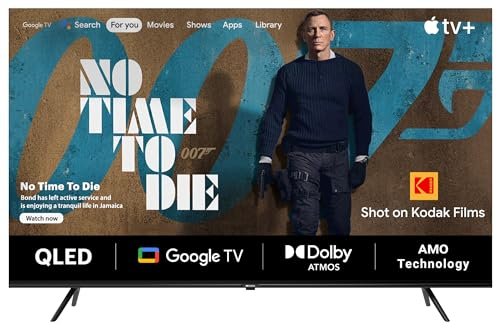 Kodak 139 Cm (55 Inches) Matrix Series 4K Ultra Hd Smart QLED Google Tv 55Mt5022, Black