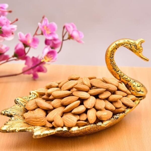LABHCART Metal Decorative Bowl Urli Table Accents - Gold Metal Swan Shape Urli Bowl for Home Decoration, Gift Item, and Table Decorative Showpiece