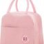 LOCREST Lunch Bag Insulated Travel Lunch/Tiffin/Storage Bag for Office, College & School (Pink) (Cotton)