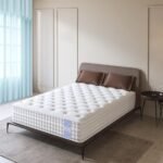 LOOM & NEEDLES 78x72x8 Inches King Size Mattress | Reactive Dual Comfort Pocket Spring Mattress | 5 Zoned 7 Layer Orthopedic Medium Firm Bed Mattresses | HD Memory Gel Foam Gadda | Spring Mattress