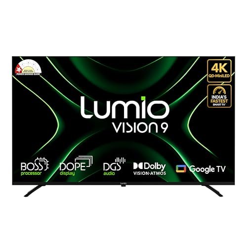 Lumio Vision 9 139cm (55 inches) 4K Ultra HD Smart QD-MiniLED Google TV EPIC1-ADSG
