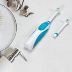 Mclear Ultra Whitening Protective Expert Clean Rotate Electric Toothbrush With 1 Extra Brush Head for Adults & Kids, Soft Bristle for Deep Clean, Stain Removal, AA Bettery Powered(not Included), Pc 1