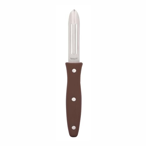 NAALSA EXOR 1pc Fruit Peeler for Kitchen Stainless Steel Vegetable Potato Multipurpose Peeler 420J2 Grade Full Steel Blade