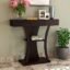 NAVYA FURNITURE Solid Sheesham Wood Console Table with Shelf Storage for Living Room Bedroom Home Office | Wooden Console Table with 1 Drawer | Center Table | Console Table Furniture | Walnut