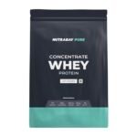 NUTRABAY Pure 100% Raw Whey Protein Concentrate, 23.4g Protein - 1Kg, Unflavoured