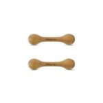 Natural.Toys Toddler Neem Wood Teether Dumbbell Sticks For Babies, Wooden Teether Baby Wood Baby Teether Chusni Sacker/Soother Rattle Nibbler Teething Toy Teeher For Baby 2-Pc